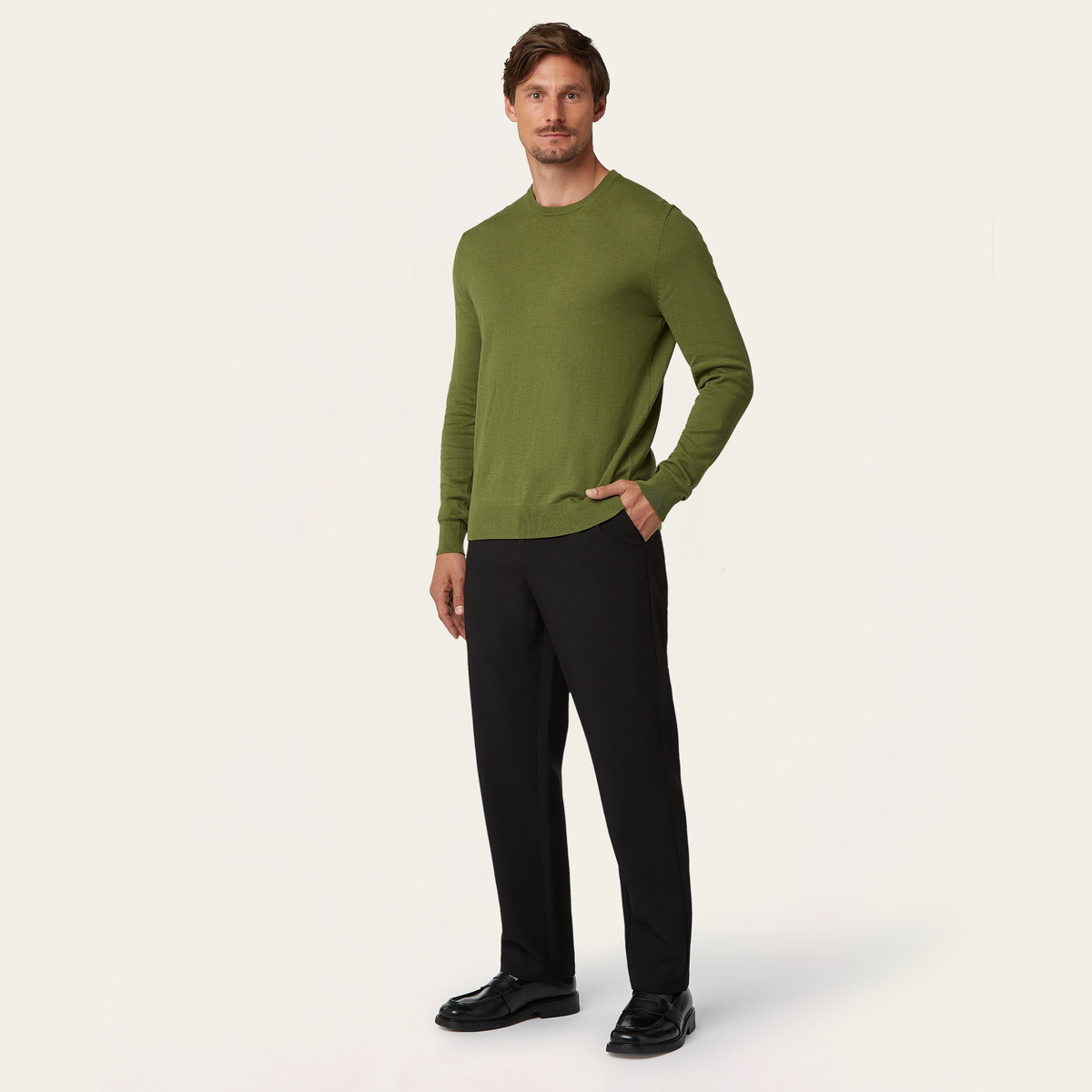 Seawool Crewneck Olive