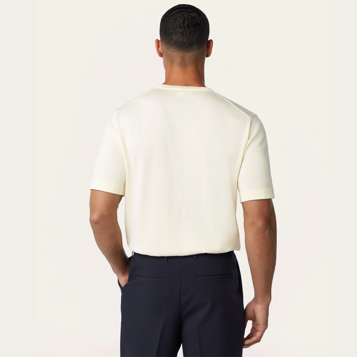 Knitted t-shirt Off white