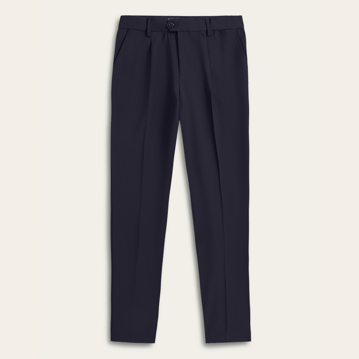 Straight Travel Pants Navy