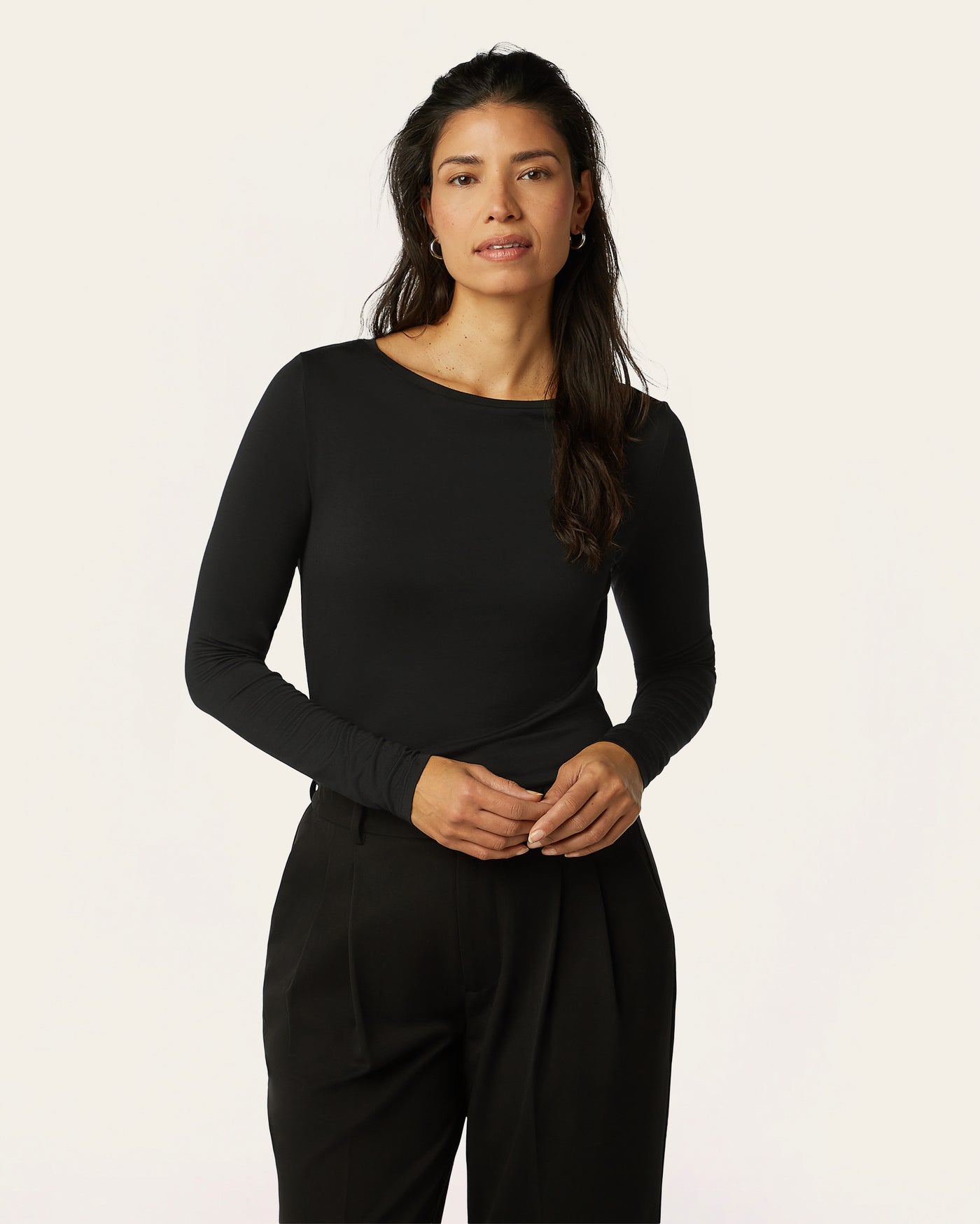 Boatneck Knit - Black