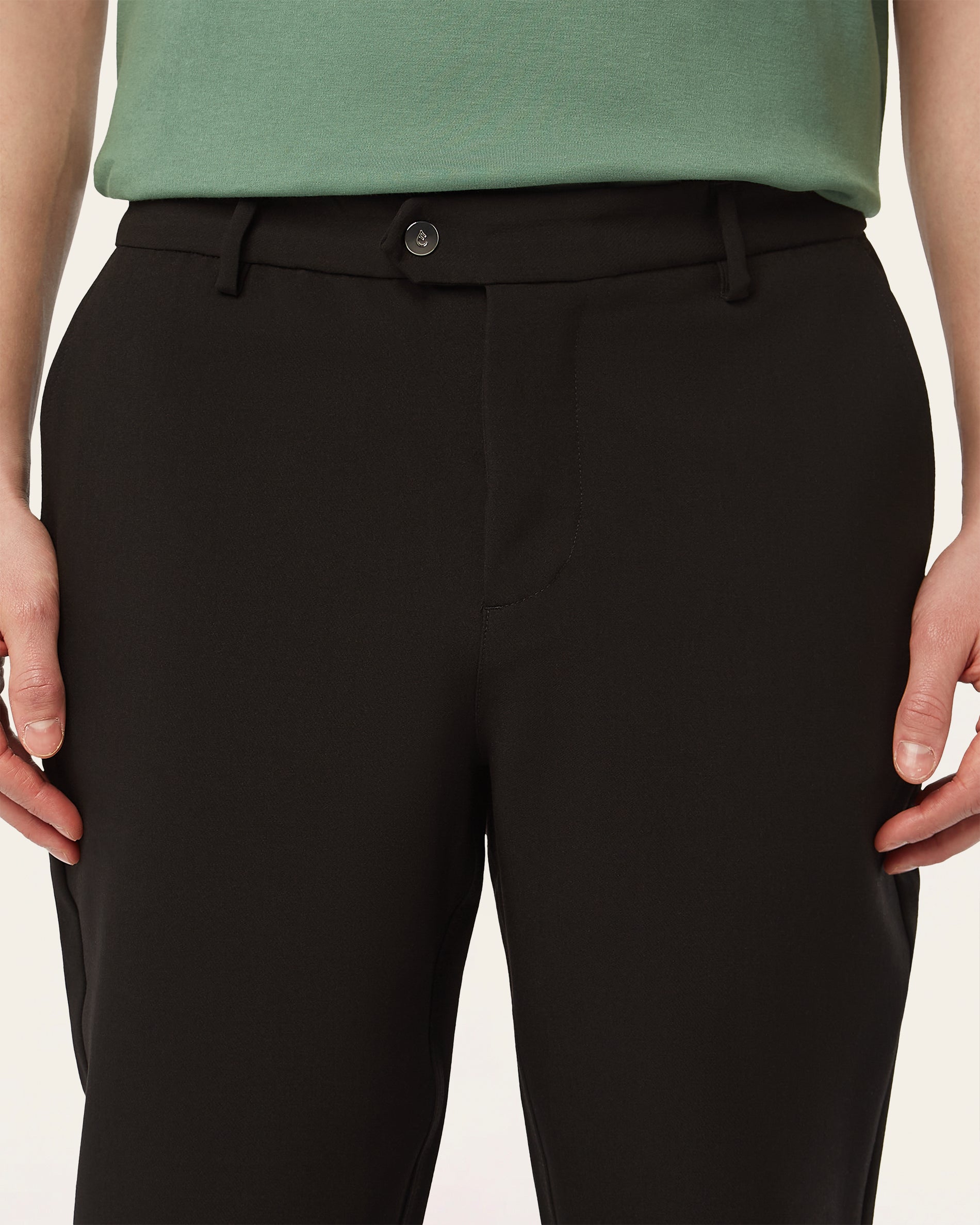 Straight Classic Pants Black