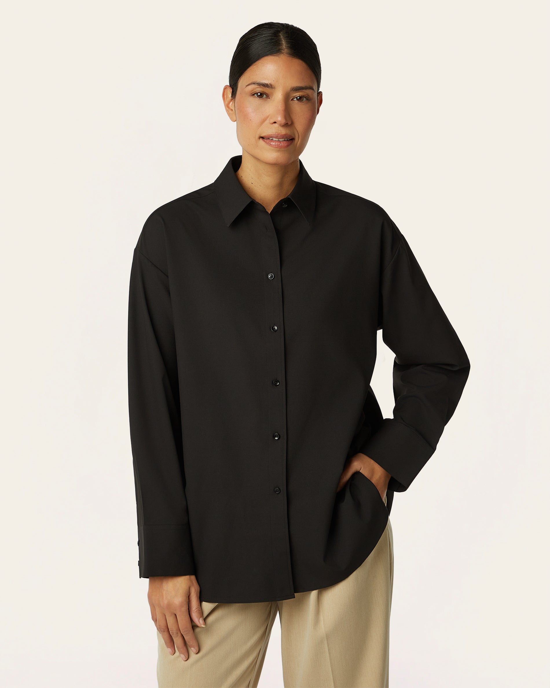 Relaxed Blouse - Black