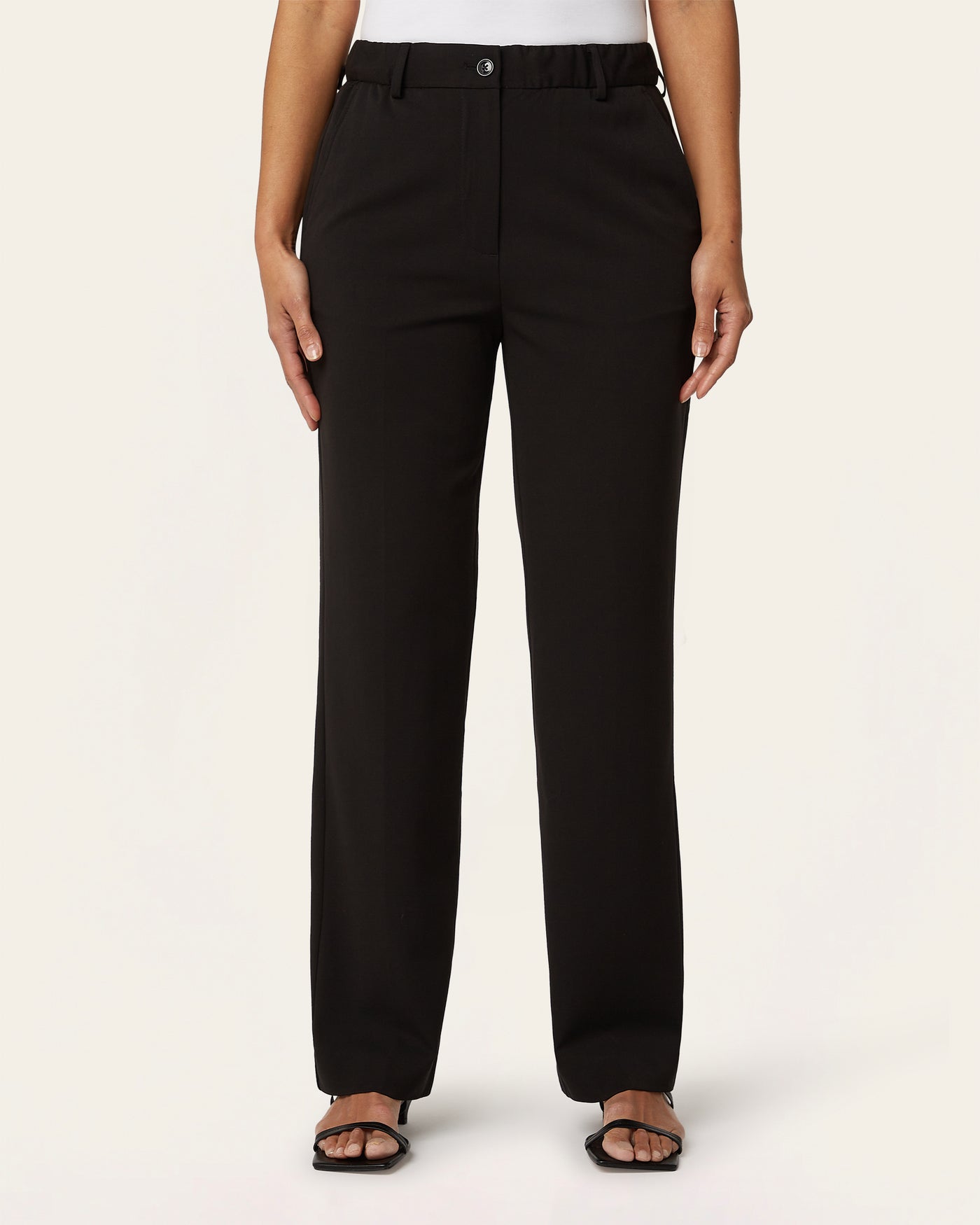 Straight Signature pants - Black