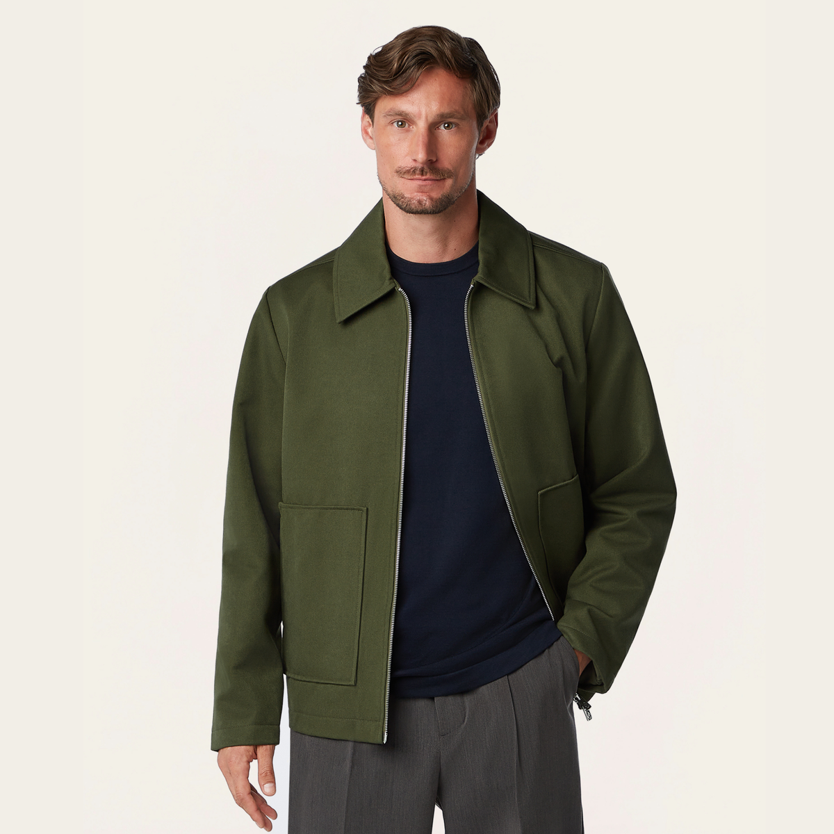 Twill Jacket Olive