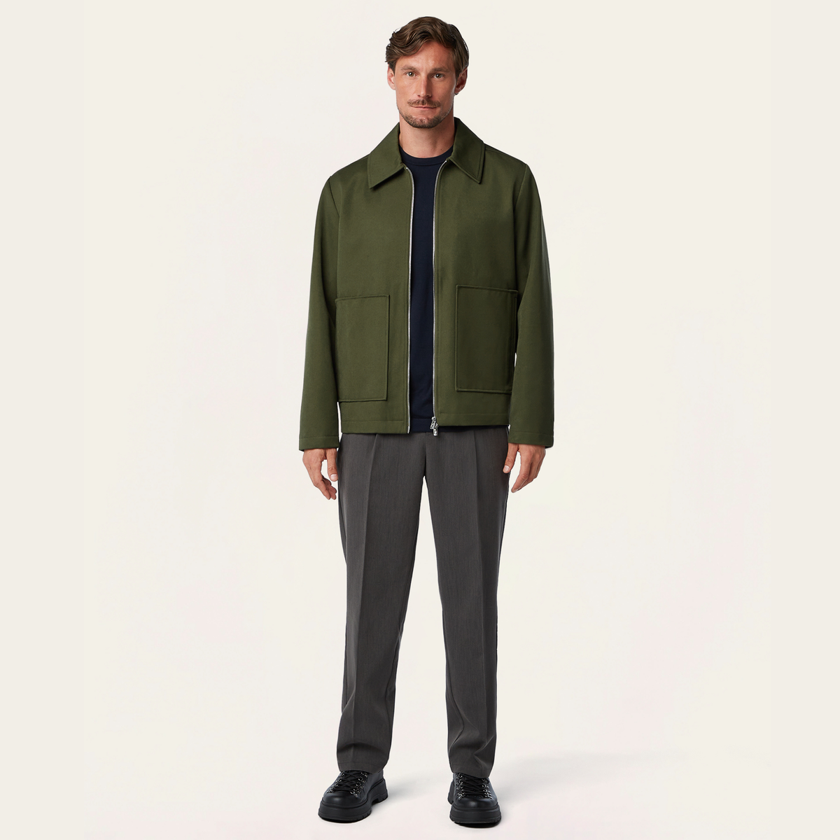 Twill Jacket Olive
