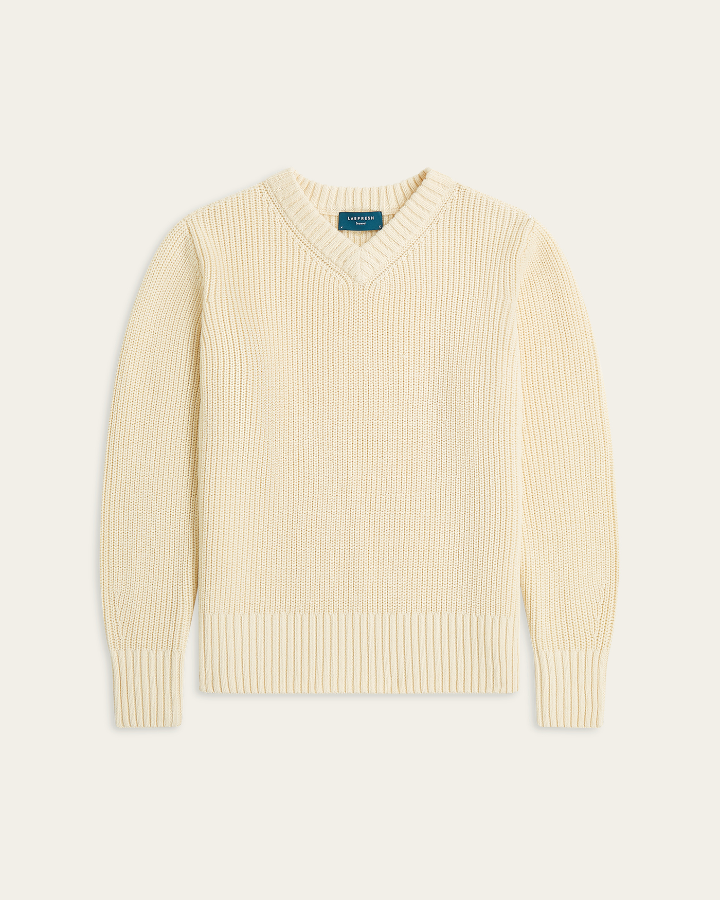 Heavy Seawool V-neck - Off White