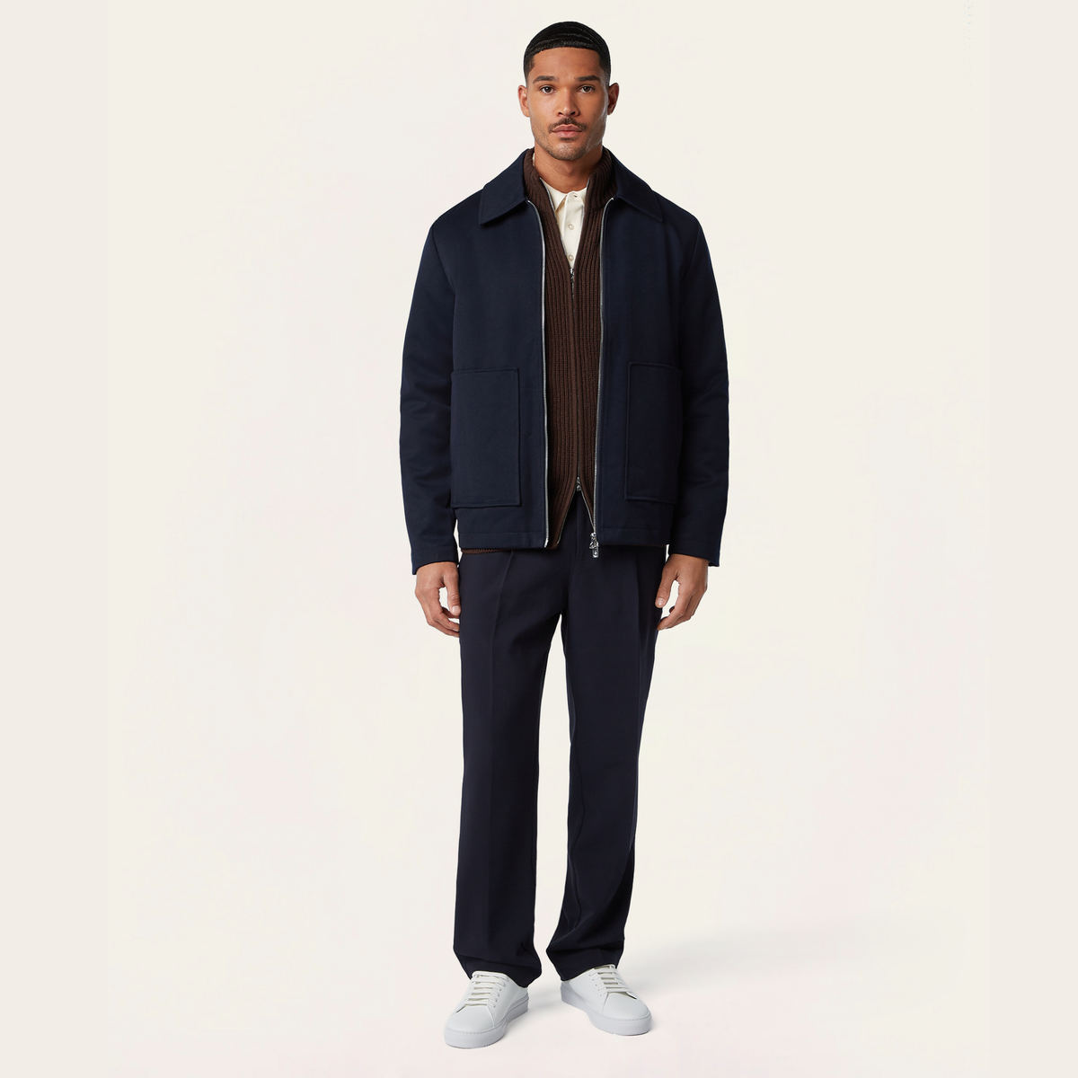 Twill Jacket Navy