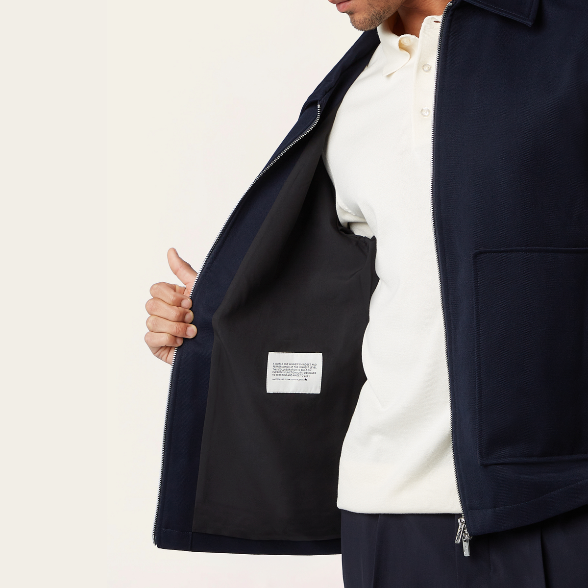 Twill Jacket Navy
