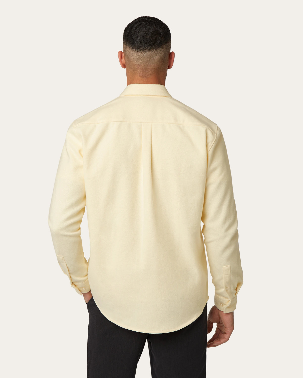 Flannel shirt Butter Yellow