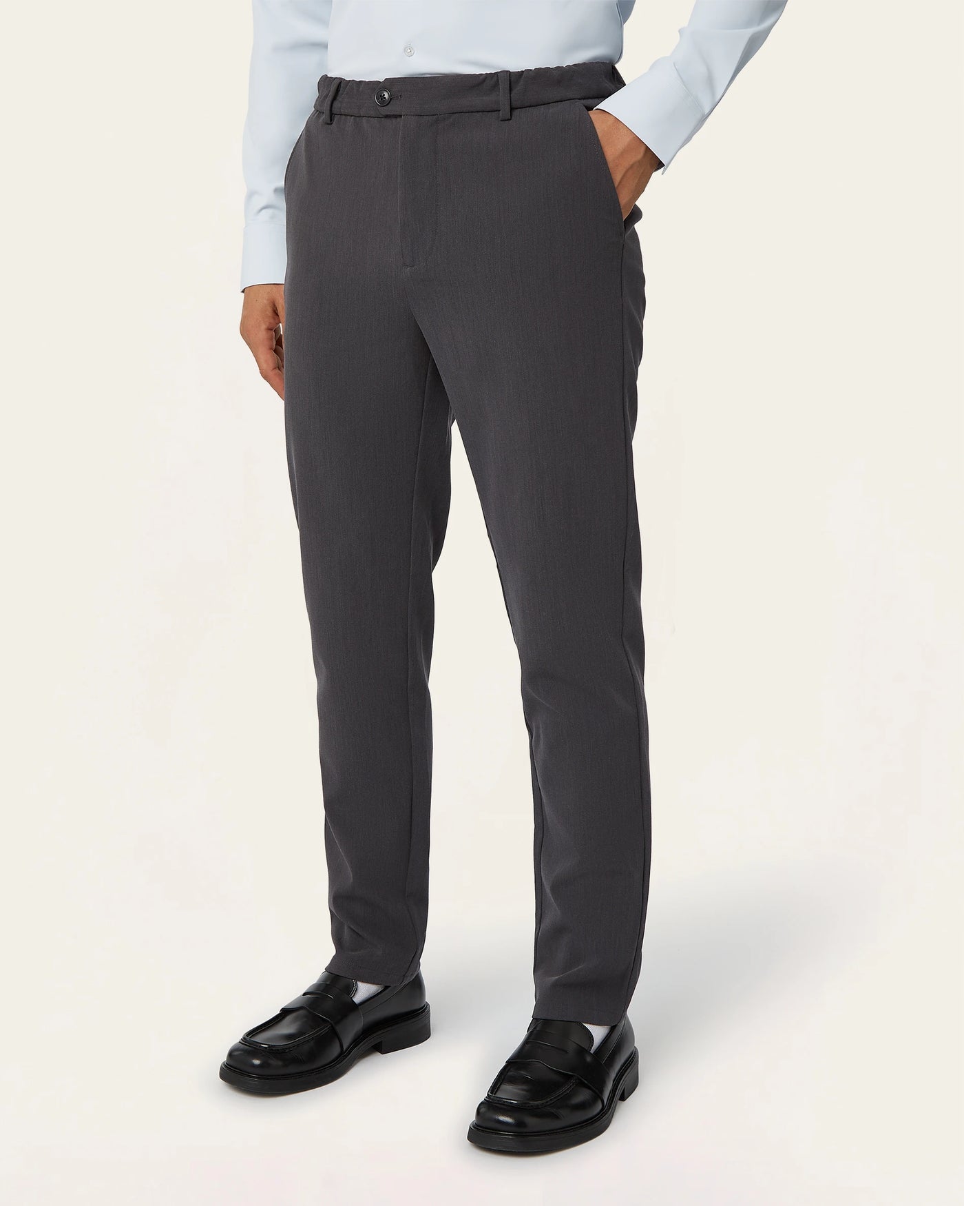 Regular Classic Pants Dark Grey