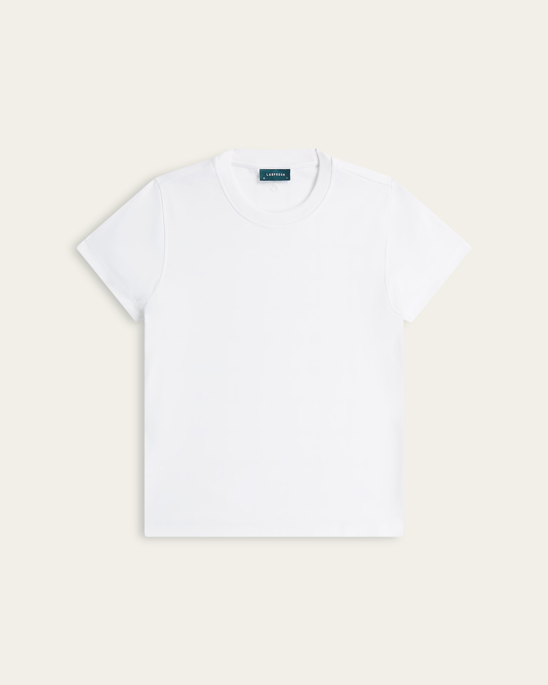 LIFEMANIA LM SERIES S/S TEE（WHITE） M Women's White Forever Slim fit t-shirt| LIV by LABFRESH