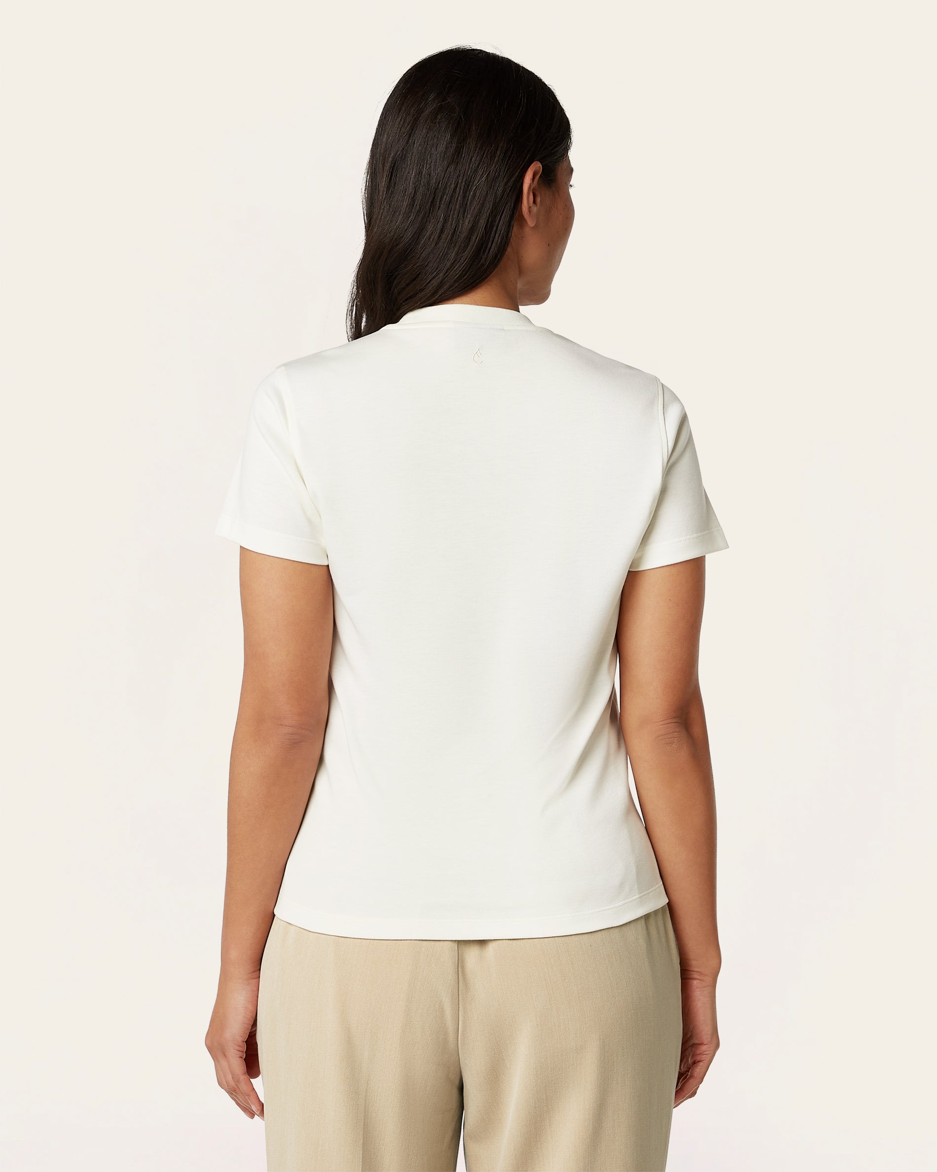 Interlock Slim T-shirt - Off white