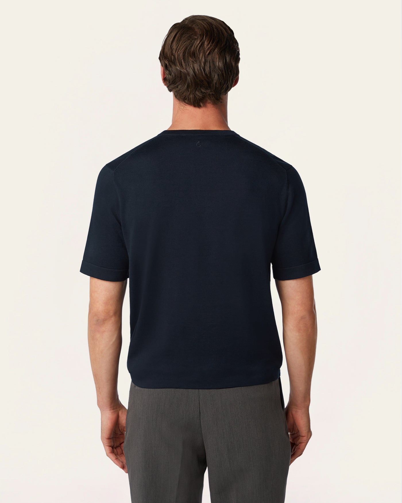 Knitted t-shirt Navy
