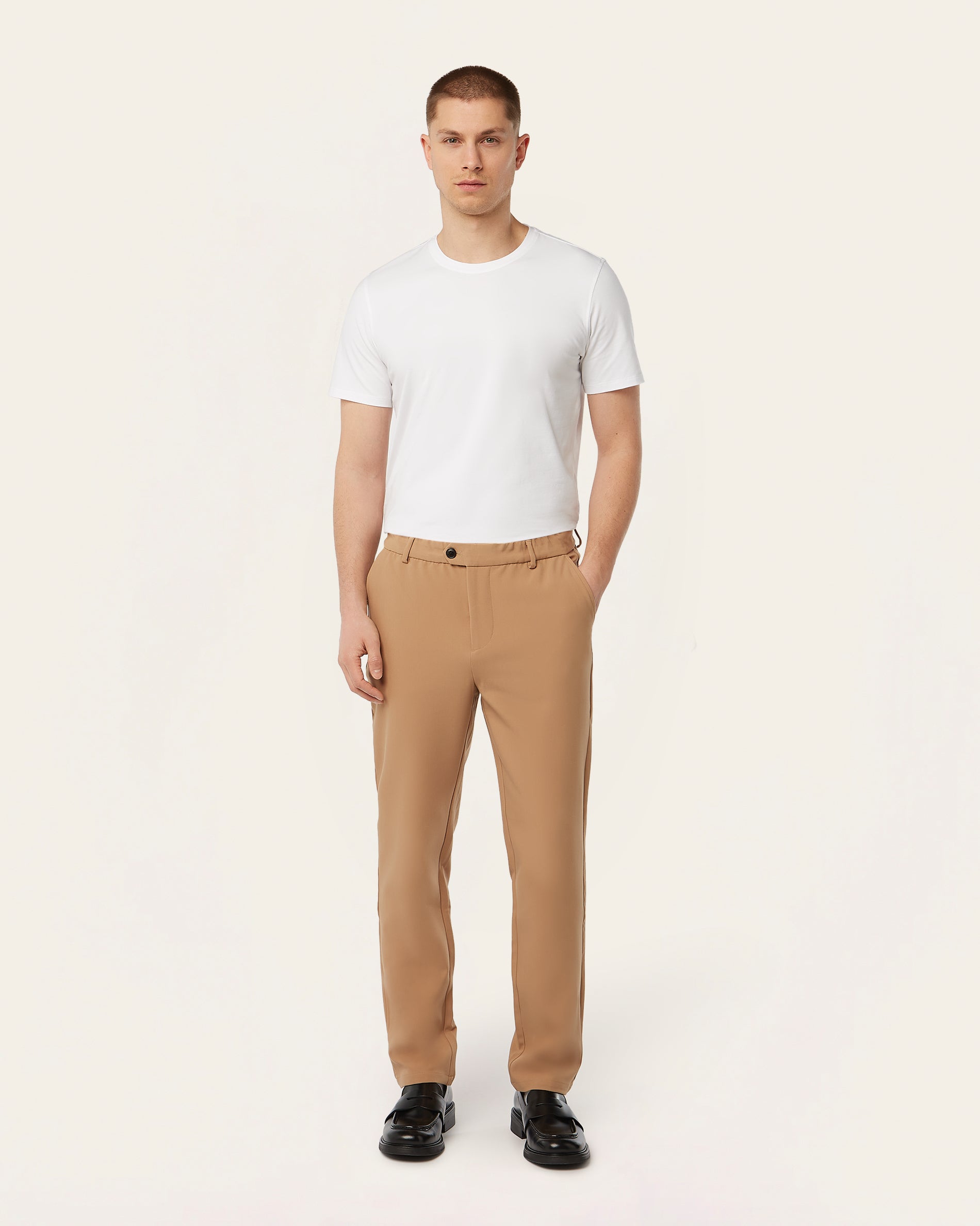 Regular Classic Pants Light Camel