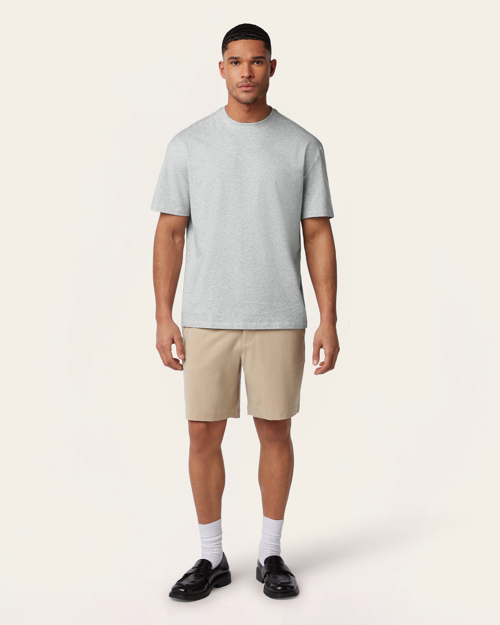 Relaxed T-shirt Light Grey