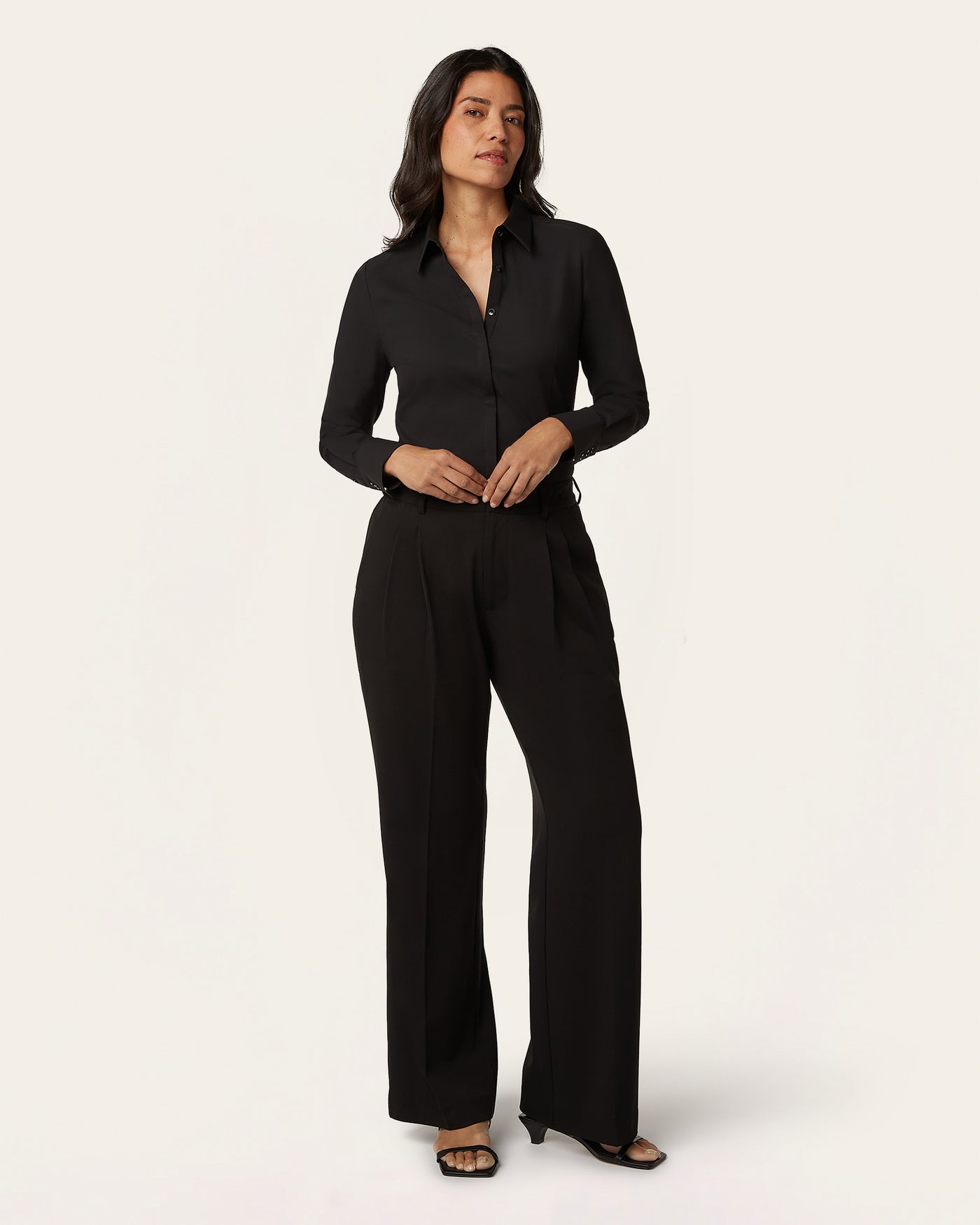 Slim fit Blouse - Black