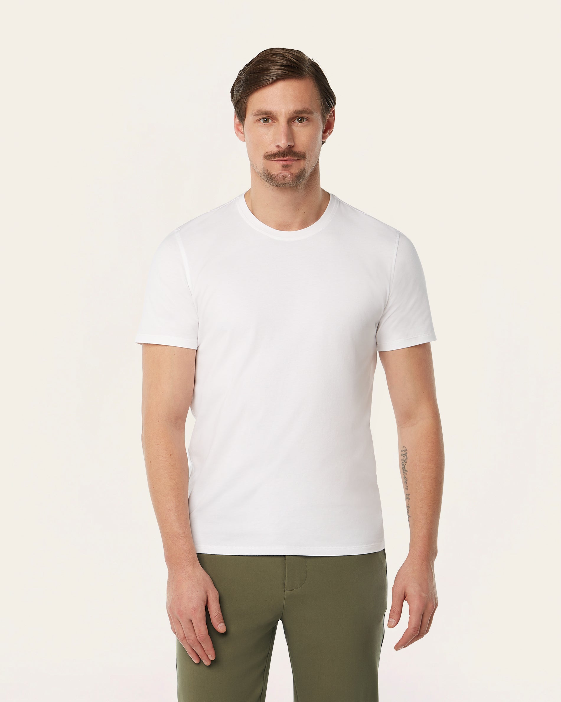 T-shirt 3-pack bundle | White & Black & Light grey